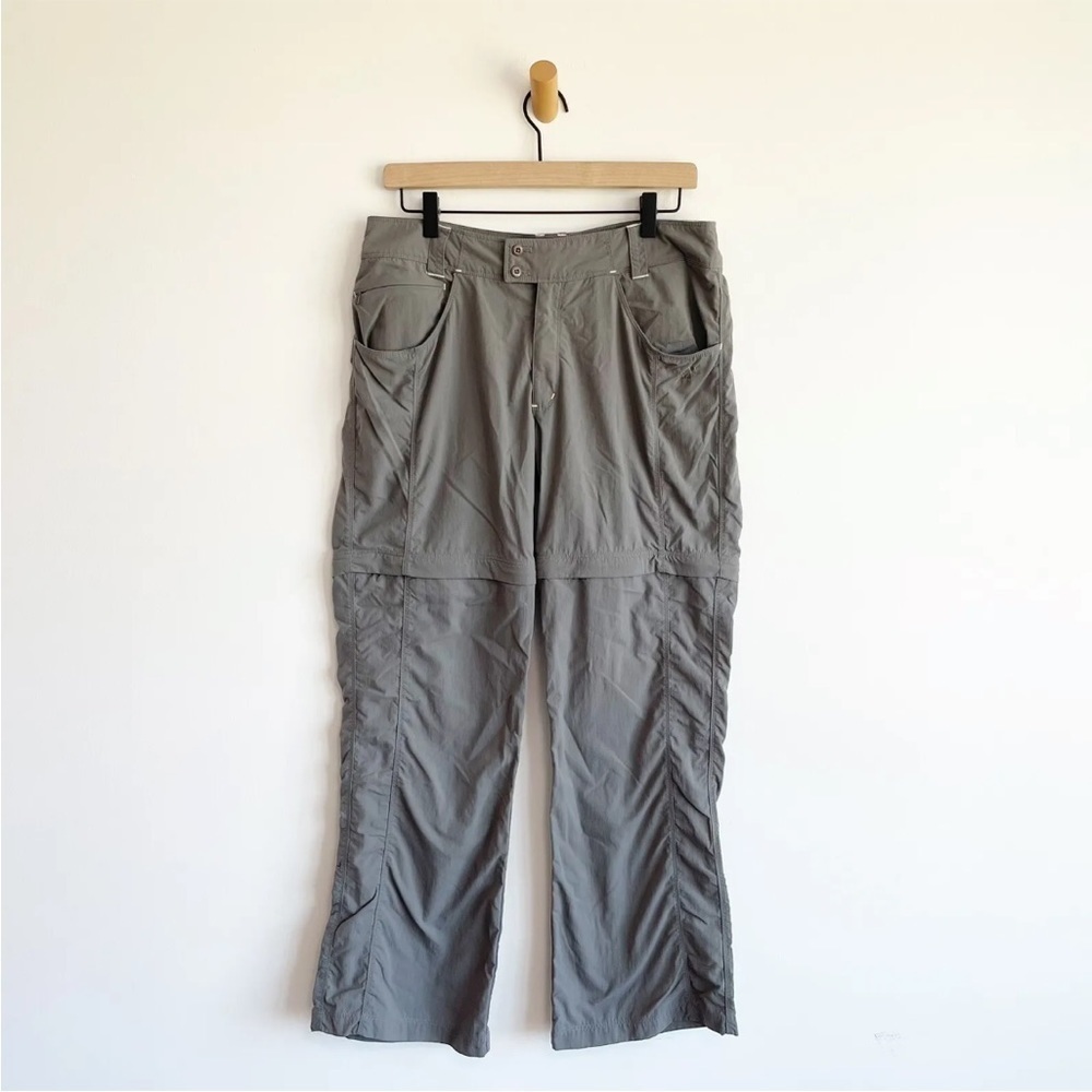 EMS Women's Light Hiking Outdoors convertible Pants Shorts Gray Size 10